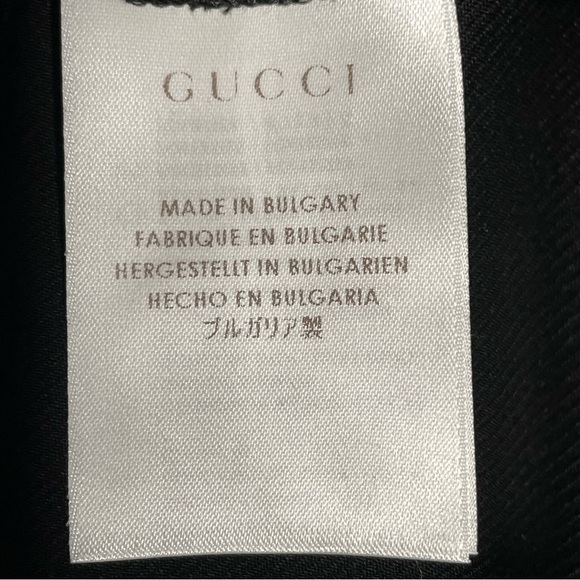 NWT Gucci Uniform Size 44 Black Wool Dress Pants Made In Bulgaria Hanger & Bag - Picture 13 of 16